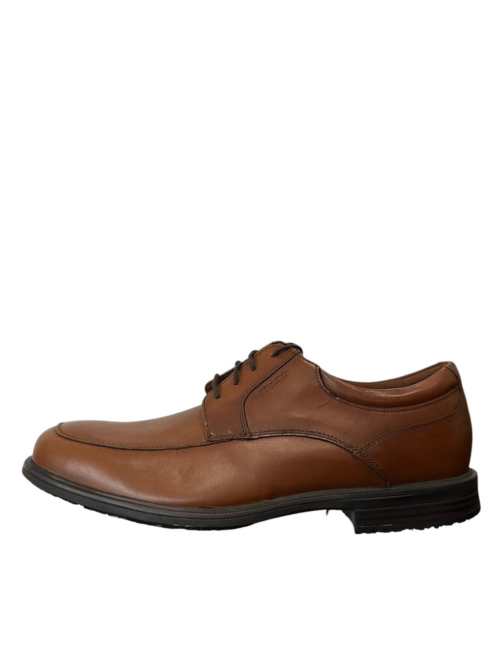 Rockport Men's Charles Road Plain Toe Oxford Tan Brown Size 10.5 XW Extra Wide